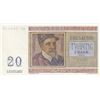 Image 2 : Belgium, 20 Francs, 1956, UNC (-), 132bbr/serial number: H15 792550
