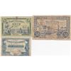 Image 1 : Belgium, 10 Centimes (2), 50 Centimes, 1918, FINE / XF, (Total 3 bankotes)br/