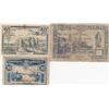 Image 2 : Belgium, 10 Centimes (2), 50 Centimes, 1918, FINE / XF, (Total 3 bankotes)br/