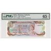 Image 1 : Belize, 20 Dollars, 1980, UNC, p41br/PMG 65 EPQ, Queen Elizabeth II portrait, serial number: T/1 496