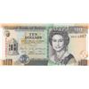 Image 1 : Belize, 10 Dollars, 2011, UNC, p68dbr/Queen Elizabeth II portrait, serial number: DK 014987