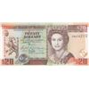 Image 1 : Belize, 20 Dollars, 2005, UNC, p69br/Queen Elizabeth II portrait, serial number: DB 974219