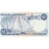 Image 2 : Bermuda, 1 Dollar, 1970, UNC, p23abr/Queen Elizabeth II portrait, serial number: A/3 090984