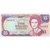 Image 1 : Bermuda, 5 Dollars, 1995, UNC, p41bbr/Queen Elizabeth II portrait, serial number: B/2 400473