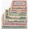 Image 1 : Burma, 1 Cent, 5 Cents, 10 Cents, 1/4 Rupee, 1/2 Rupee, 1 Rupee, 5 Rupees, 10 Rupees and 100 Rupees,