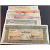 Image 1 : Kambodia, 50 Riels, 100 Riels (2), 500 Riels, Cambodge, 1 Riel, 50 Riels, 2001/2014, UNC, (Total 6 b