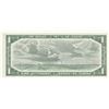 Image 2 : Canada, 1 Dollar, 1954, UNC, p75cbr/Queen Elizabeth II portrait, serial number: M/F 1989731