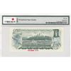 Image 2 : Canada, 1 Dollar, 1971, UNC, p85as, SPECIMENbr/PMG 66 EPQ, Queen Elizabeth II portrait, serial numbe