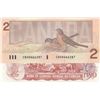 Image 2 : Canada, 2 Dollars (2), 1974/1986, UNC, p86b, p94b, (Total 2 banknotes)br/Queen Elizabeth II portrait