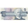 Image 1 : Canada, 5 Dollars, 1986, XF, p95bbr/serial number: FPF 5880885