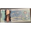 Image 2 : Canada, 5 Dollars, 2016, UNC, p106cbr/serial number: HBN 0875490, polymer