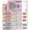 Image 1 : Congo, 1 Centime, 50 Francs (3), 100 Francs and 200 Francs, 1997/2013, UNC, (Total 6 banknotes)br/