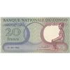 Image 1 : Congo Democratic Republic, 20 Francs, 1962, UNC, p4br/serial number: T 546576