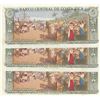 Image 2 : Costa Rica, 5 Colones, 1989, UNC, p236d, (Total 3 consecutive banknotes)br/serial numbers: D59462531