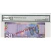 Image 2 : Costa Rica, 50.000 colones, 2009, UNC, p279s, SPECIMENbr/PMG 64 EPQ, serial number: A000000000 0247