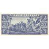 Image 2 : Cuba, 20 Pesos, 1971, UNC, p105a, SPECIMENbr/serial number: I21 00000
