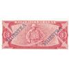 Image 2 : Cuba, 3 Pesos, 1986, UNC, p107a, SPECIMENbr/Che  Guevara portrait, serial  number: CF 00 00000
