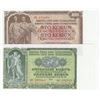 Image 1 : Czechoslovakia, 50 Korun and 100 Korun, 1953, UNC, p65, p66, (Total 2 banknotes)br/serial numbers: A