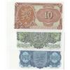Image 2 : Czechoslovakia, 3 Koruny, 5 Korun and 10 Korun, 1953, UNC, p79, p80, p83, (Total 3 banknotes)br/seri