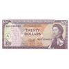 Image 1 : East Caribbean, 20 Dollars, 1965, UNC, p15hbr/Queen Elizabeth II portrait, serial number: A19 358953