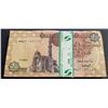Image 1 : Egypt, 1 Pound, 2016, UNC, p50, BUNDLEbr/100 consecutive banknotes