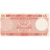 Image 2 : Fiji, 5 Dollars, 1974, XF (+), p73bbr/Queen Elizabeth II portrait, sign: Barnes and Earland, serial 