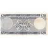 Image 2 : Fiji, 20 Dollars, 1974, XF (-), p75bbr/Queen Elizabeth II portrait, sign: Barnes and Earland, serial