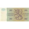 Image 2 : Finland, 10 Markkaa, 1980, XF / AUNC, p112br/serial number: A 243357B