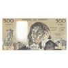 Image 1 : France, 500 Francs, 1987, UNC, p156fbr/serial number: Q.262/78367