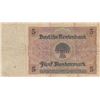 Image 2 : Germany, 5 Rentenmark, 1926, VF, p169br/serial number: H 8665625