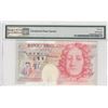 Image 2 : Great Britain, 50 Pounds, 1994, UNC, p388abr/PMG 66 EPQ, Queen Elizabeth II portrait, serial number: