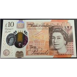 Great Britain, 10 Pounds, 2016, UNC, p395br/Queen Elizabeth II portrait, polymer, serial number: AE1