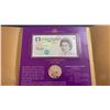 Image 1 : Great Britain, 5 Pounds, 2002, UNC, FOLDERbr/serial number: ER50 000819, Her Majesty The Queen Golde