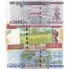 Image 2 : Guinea, 5.000 Francs, 10.000 Francs and 20.000 Francs, 2012/2015, UNC, p46, p47, p48, (Total 3 bankn