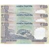 Image 2 : India, 100 Rupees, 2014, UNC, p105, REPLACEMENT,  (Total 3 consecutive banknotes)br/star, serial num