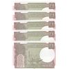 Image 2 : India, 1 Rupee, 2017, UNC, p117, REPLACEMENT,  (Total 5 consecutive banknotes)br/star, serial number