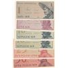 Image 1 : Indonesia, 1 Sen, 5 Sen, 10 Sen (2), 25 Sen and 50 Sen, 1964, UNC, p90 …p94a, (Total 6 banknotes)br/