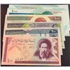 Image 1 : Iran, 100 Rials, 200 Rials, 500 Rials, 1000 Rials and 10000 Rials (2), UNC, (Total 6 banknots)br/