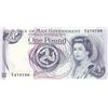 Image 1 : Isle of Man, 1 Pound, 1985, UNC, p40bbr/Queen Elizabeth II portrait, serial number: Y 478786