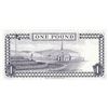 Image 2 : Isle of Man, 1 Pound, 1985, UNC, p40bbr/Queen Elizabeth II portrait, serial number: Y 478786