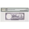 Image 2 : Jamaica, 10 Shillings, 1964, UNC, p51Bebr/PMG 66 EPQ, Queen Elizabeth II portrait, serial number: HH