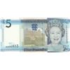 Image 1 : Jersey, 5 Pound, 2010, UNC, p35br/Queen Elizabeth II portrait, serial number: AD 060533