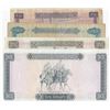 Image 2 : Libya, 1/2 Dinar, 1 Dinar, 5 Dinar and 10 Dinars, 1971, FINE / XF, p34, p35, p36, p37, (Total 4 bank