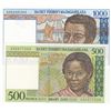 Image 1 : Madagascar, 500 Francs (100 Ariary) and 1.000 Francs (200 Ariary), 1994, UNC, p75, p76, (Total 2 ban
