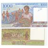 Image 2 : Madagascar, 500 Francs (100 Ariary) and 1.000 Francs (200 Ariary), 1994, UNC, p75, p76, (Total 2 ban