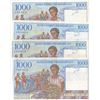 Image 2 : Madagascar, 1.000 Francs (4), 1994, XF, p76, (Total 4 banknotes)br/