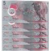 Image 1 : Maldives, 5 Rupiah (5), 2017, UNC, pNew, (Total 5 baknotes)br/serial numbers: A628352-55 and A628357