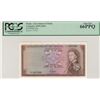 Image 1 : Malta, 1 Pound, 1963, UNC, p26abr/PCGS 66 PPQ, Queen Elizabeth II portrait, serial number: A/1 49738