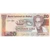 Image 1 : Malta, 20 Lira, 1967, UNC, p40br/serial number: D/4 971066