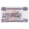 Image 2 : Mairitius, 50 Rupees, 1978, UNC, p33s, SPECIMENbr/Queen Elizabeth II portrait, serial number: *00370